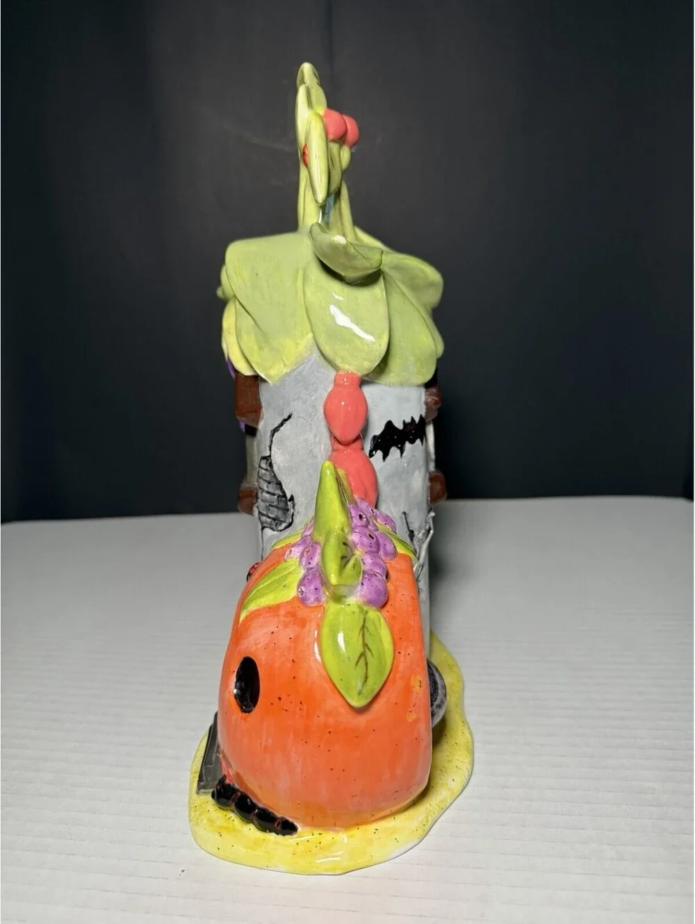 Halloween Haunted House Ceramic Pottery - Ghost Pumpkin Tree Handmade